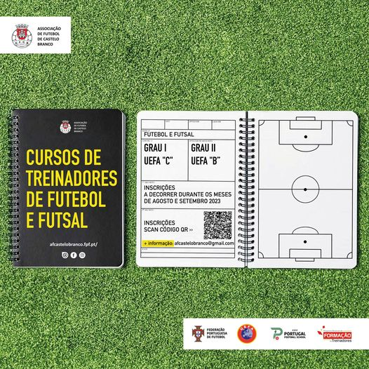 CURSOS NA AREA DO FUTEBOL E FUTSAL